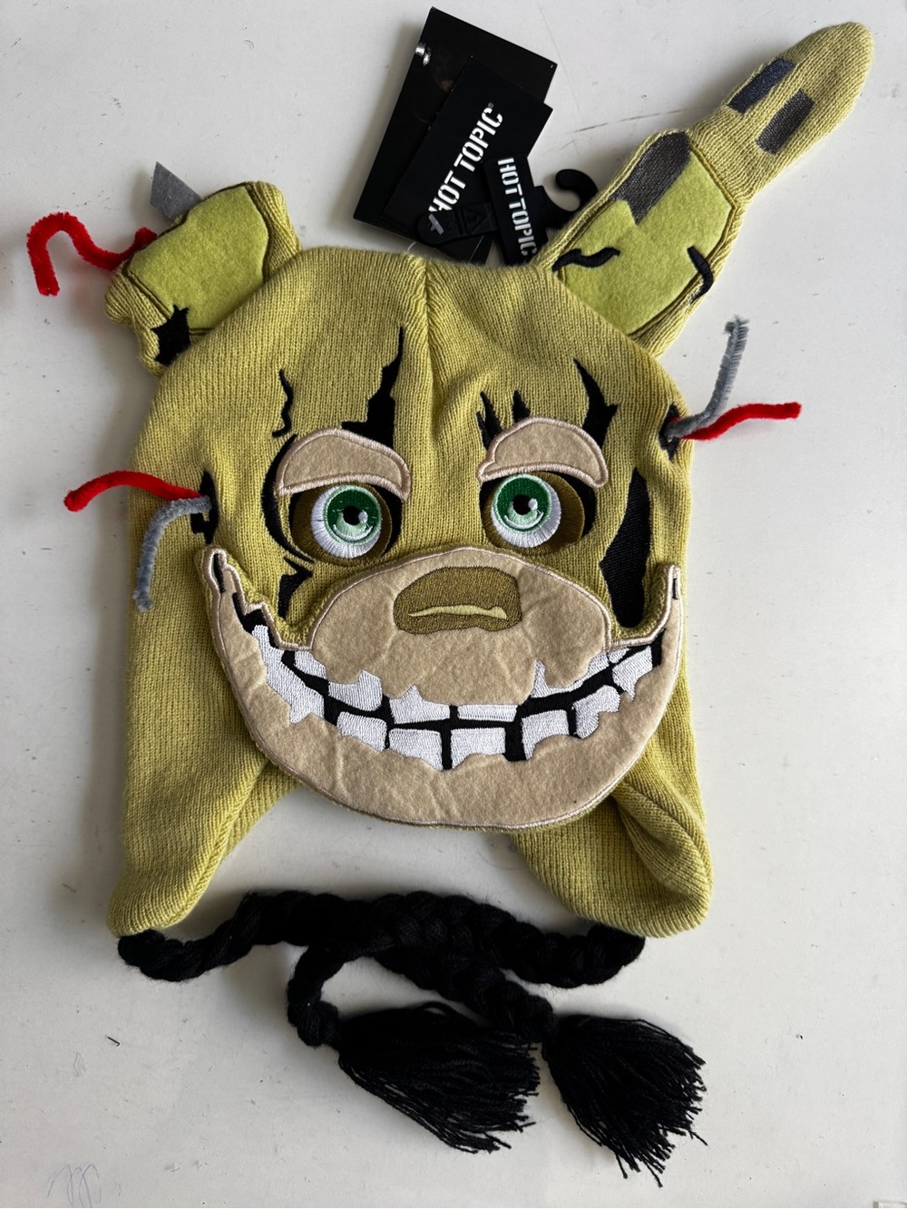 Five Nights At Freddy's Springtrap Tassel Beanie FNAF